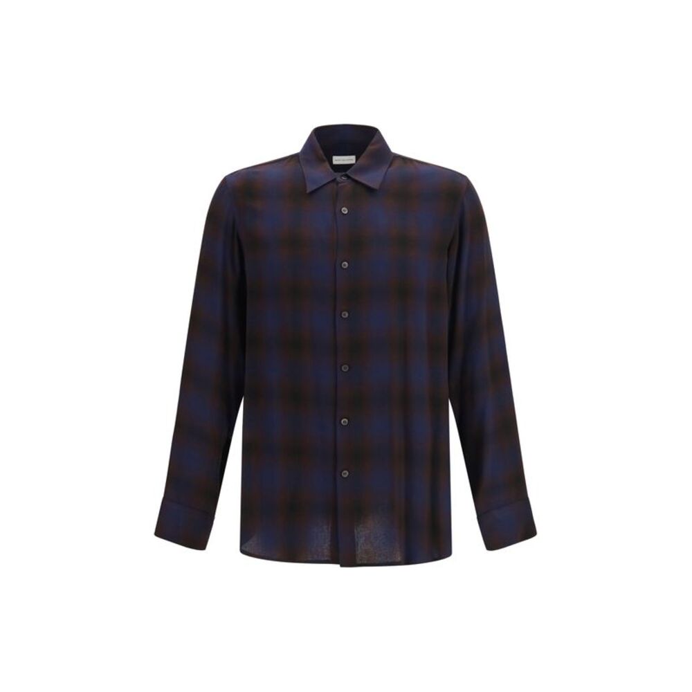 Dries Van Noten Men Check Shirt